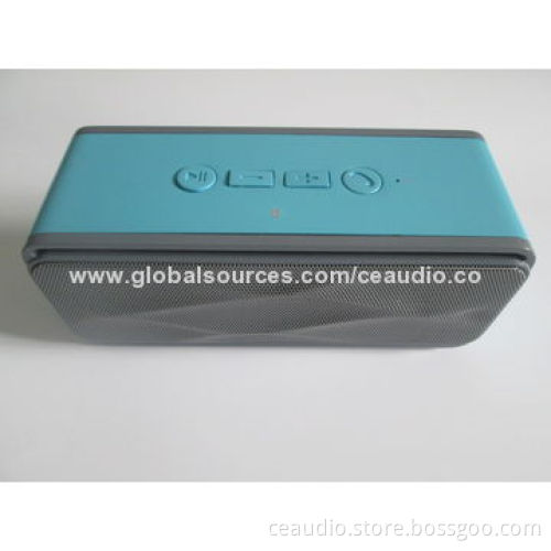 NFC Bluetooth Speaker with Hand-free, Plastic and Metal Finish, Powerful Bass, Private Tooling Mode